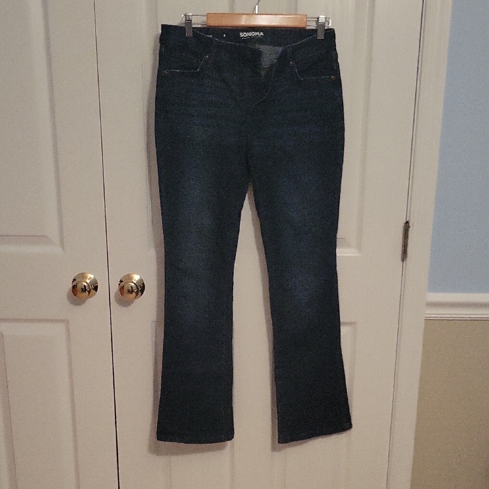Sonoma Women's Dark Blue Bootcut Jeans New